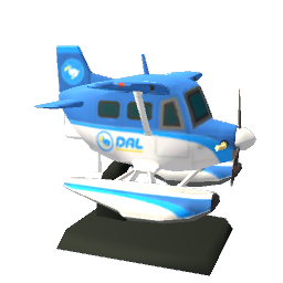 Animal Crossing Dal Plane Model - Blue