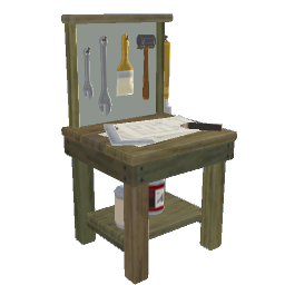 Animal Crossing Mini DIY Workbench - Weathered