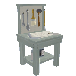 Animal Crossing Mini DIY Workbench - Seafoam