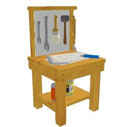 Animal Crossing Mini DIY Workbench - Natural