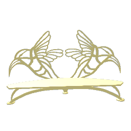 Hummingbird Bench - Yellow