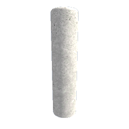 Concrete Post Barrier Fence - Single