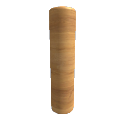Wooden Post Barrier Fence - Classic Single