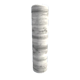 Wooden Post Barrier Fence - White Single