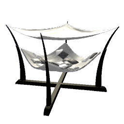 Garden Hammock - Black White