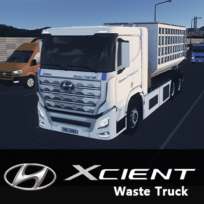 2020 Hyundai XCIENT Fuel Cell Waste Transfer Truck