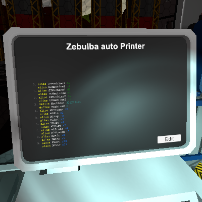 Zebulba auto Printer