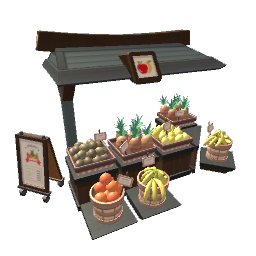 Fruit Market Stand - Chocolate