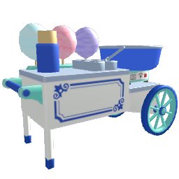 Cotton Candy Cart - Blue