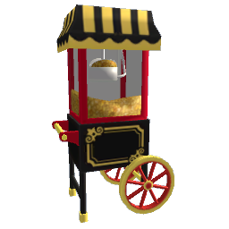 Popcorn Cart - Black