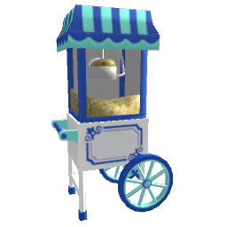 Popcorn Cart - Blue