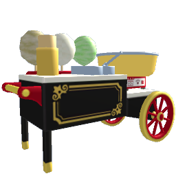 Cotton Candy Cart - Black
