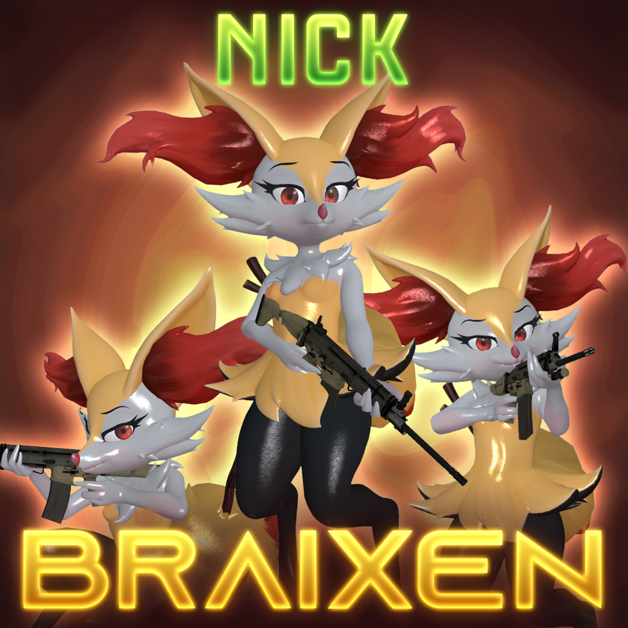 [COMM - R18+] Braixen - Nick
