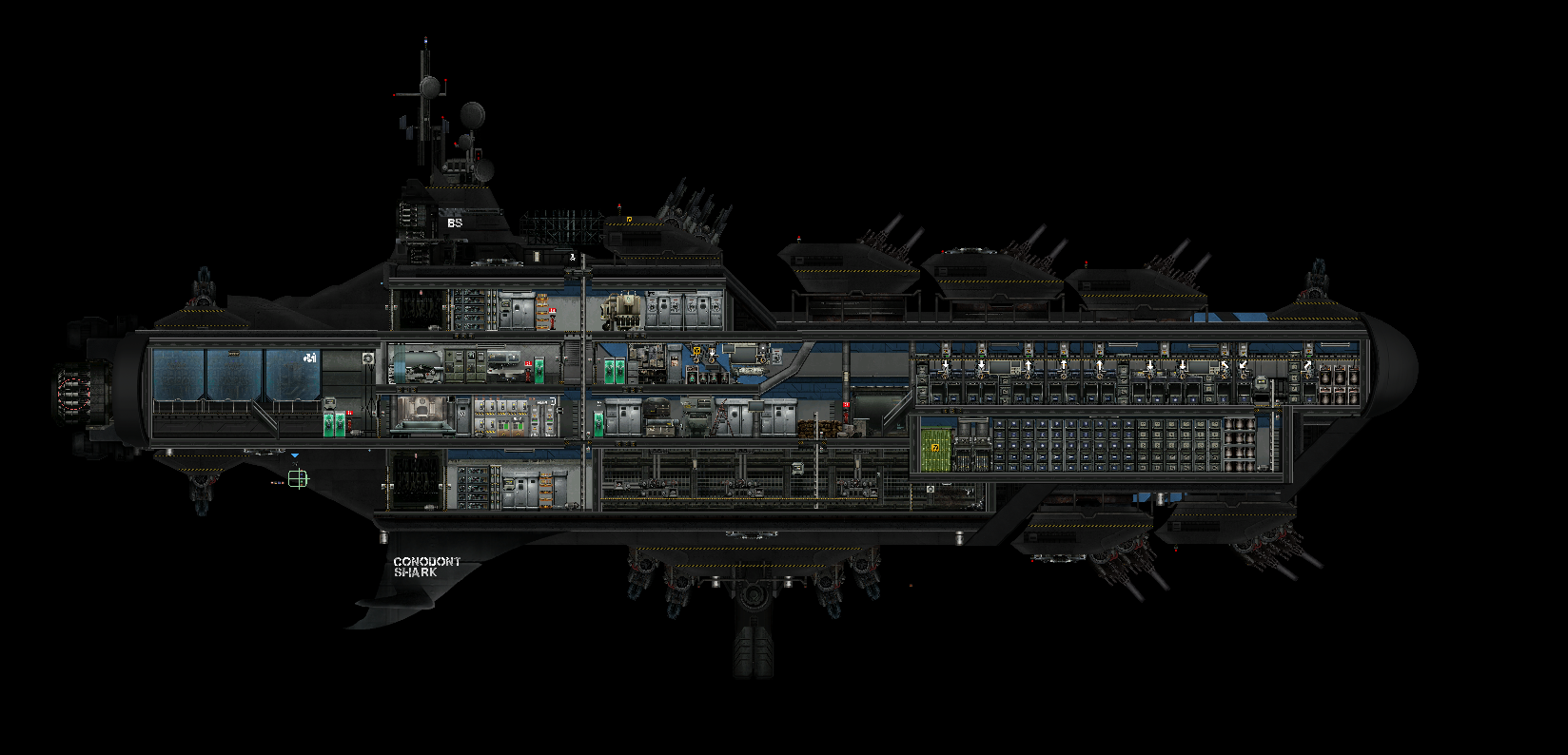 锥齿鲨 重巡洋舰 – Barotrauma Mod