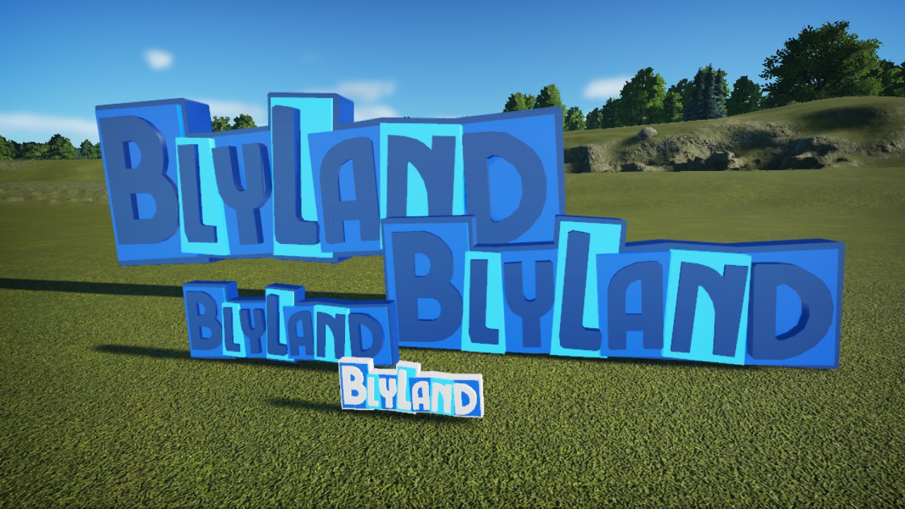 Logo Blyland 1m