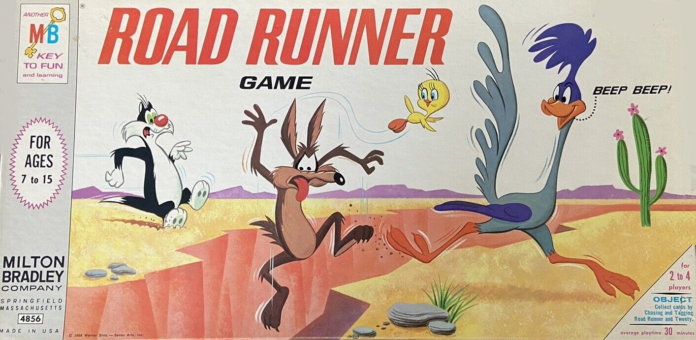 Road Runner Game (Milton Bradley, 1968)