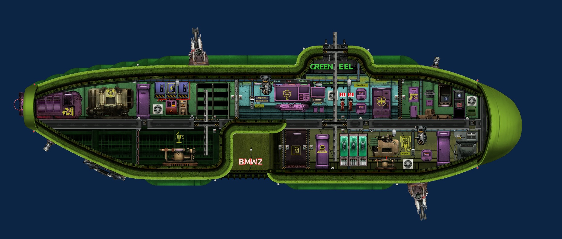 Green Eel [BMW] – Barotrauma Mod
