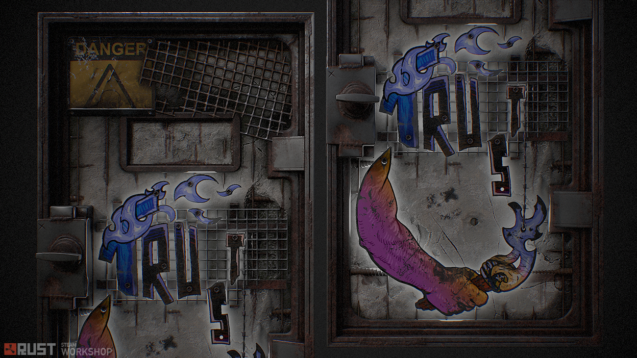 Trust in Rust Armored Door