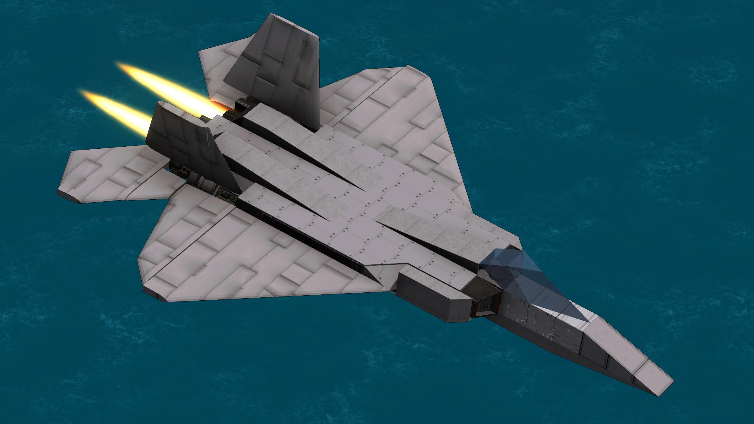 CASF-22A Raptor Stealth Air Tactical Fighter