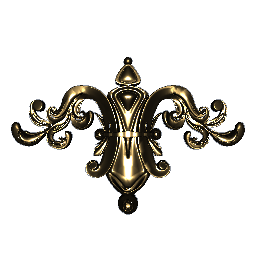 Ceiling Ornament Gold