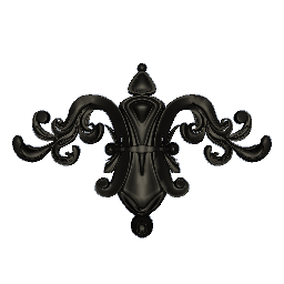Ceiling Ornament Black