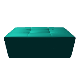 Windows Seat Wool Teal Light