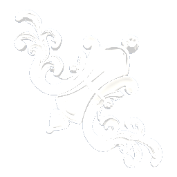 Wall Ornament White 45º Right