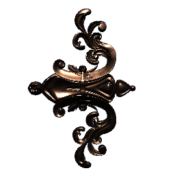 Wall Ornament Bronze 90º Left