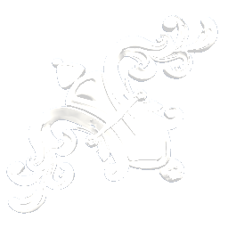 Wall Ornament White 135º Right
