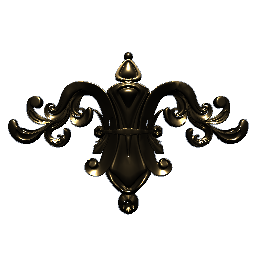 Wall Ornament Gold 180º