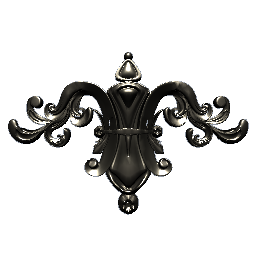 Wall Ornament Silver 180º