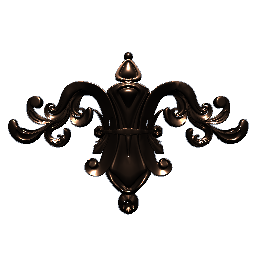 Wall Ornament Bronze 180º