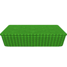 Classical Windows Seat Woven Wool Green