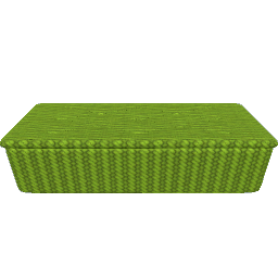 Classical Windows Seat Woven Wool Lime