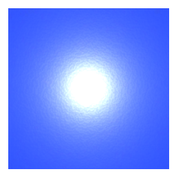 Ceiling Tile Metal Blue 25x25