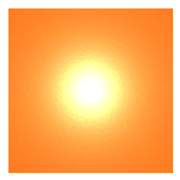 Ceiling Tile Metal Orange 25x25
