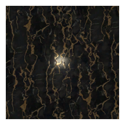 Ceiling Tile Black Gold Marble 25x25