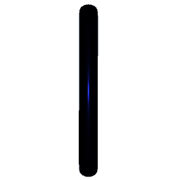 Letter I Shiny Blue