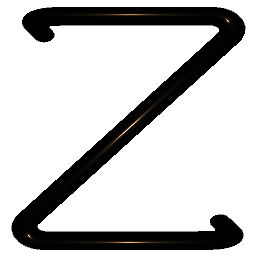 Letter Z Shiny Bronze