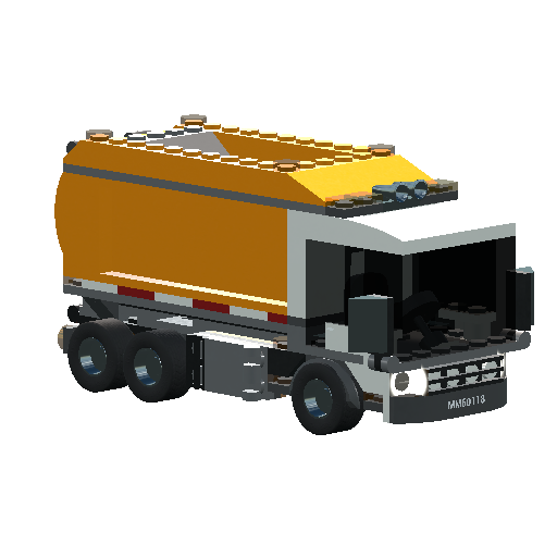 LEGO City 60118 Trash Truck (accidentally built Drift Monster)
