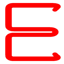 Letter E Neon Red