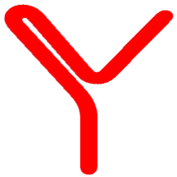 Letter Y Neon Red