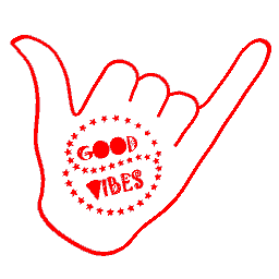 Good Vibes Neon Red