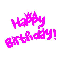 Happy Birthday Neon Pink