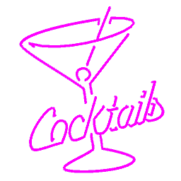 Cocktails Neon Pink