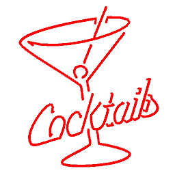 Cocktails Neon Red