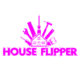 House Flipper Vector Neon Pink