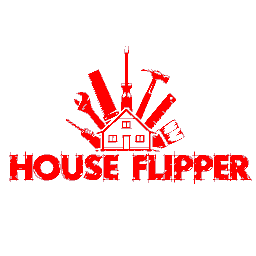 House Flipper Vector Neon Red