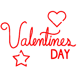 Valentines Day Vector Neon