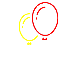 Ballons Vector Neon